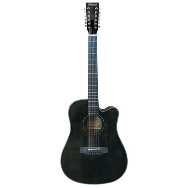 Guitarra Electroacustica Mc Cartney Cd-6012-bk Negra 12 Cuerdas